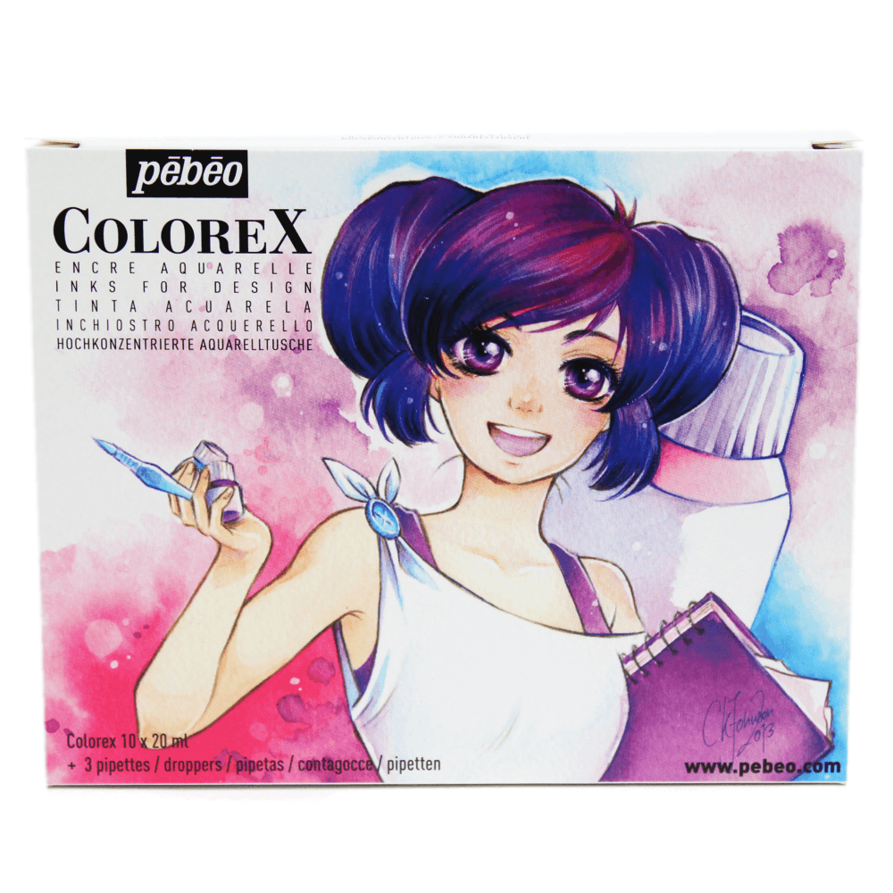 Aquarela Líquida Colorex Mangá 13 Peças